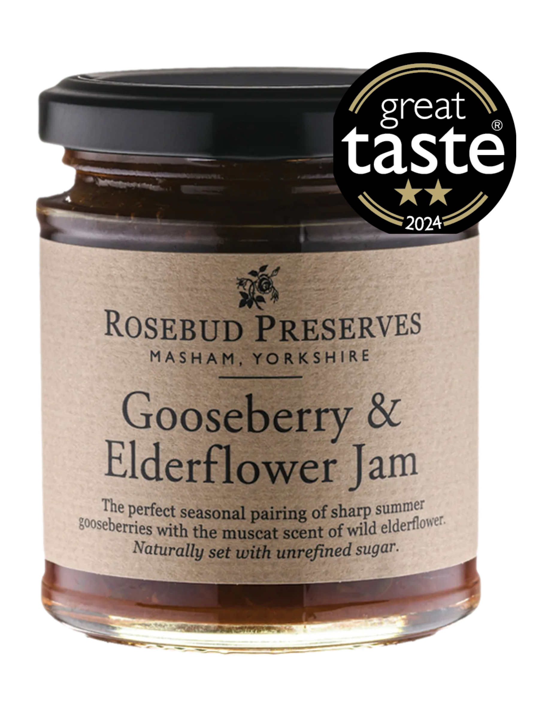 Gooseberry & Elderflower Jam | 227g