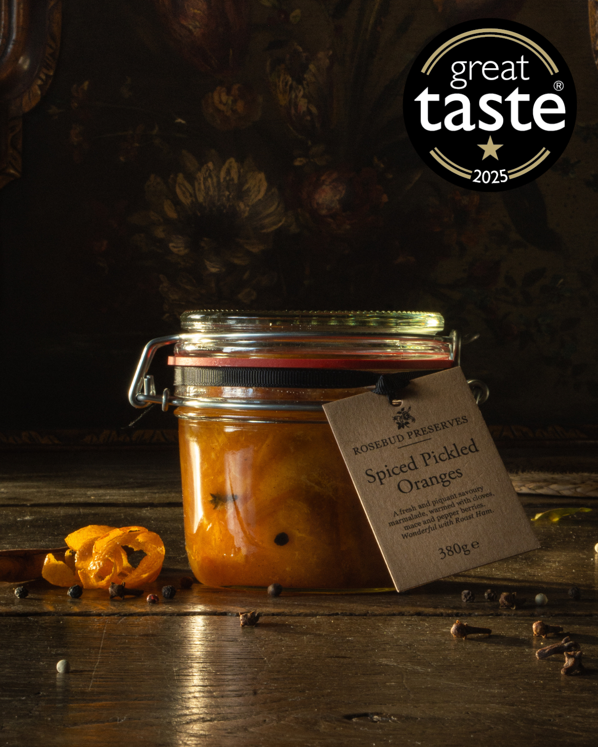 Spiced Pickled Oranges, Kilner Jar | 380g