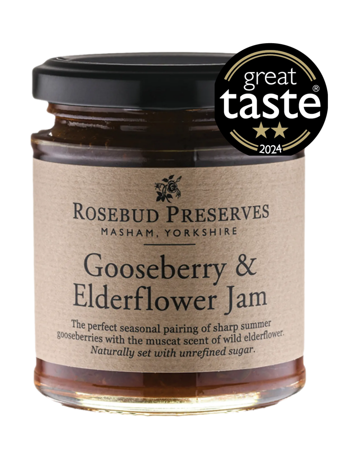 Gooseberry & Elderflower Jam | 227g