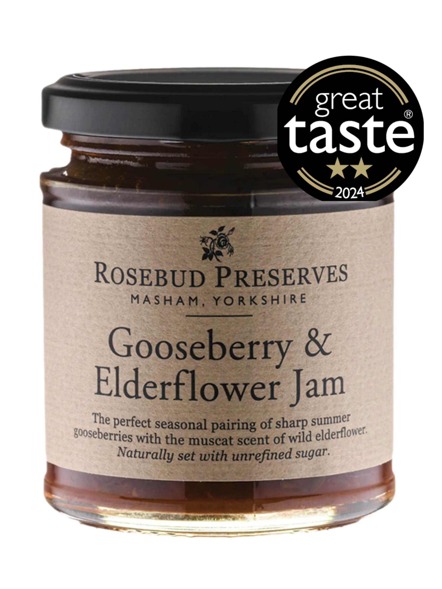 Gooseberry & Elderflower Jam | 227g