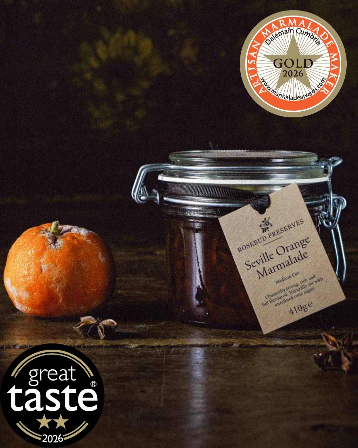 Seville Orange Marmalade, Kilner Jar | 410g